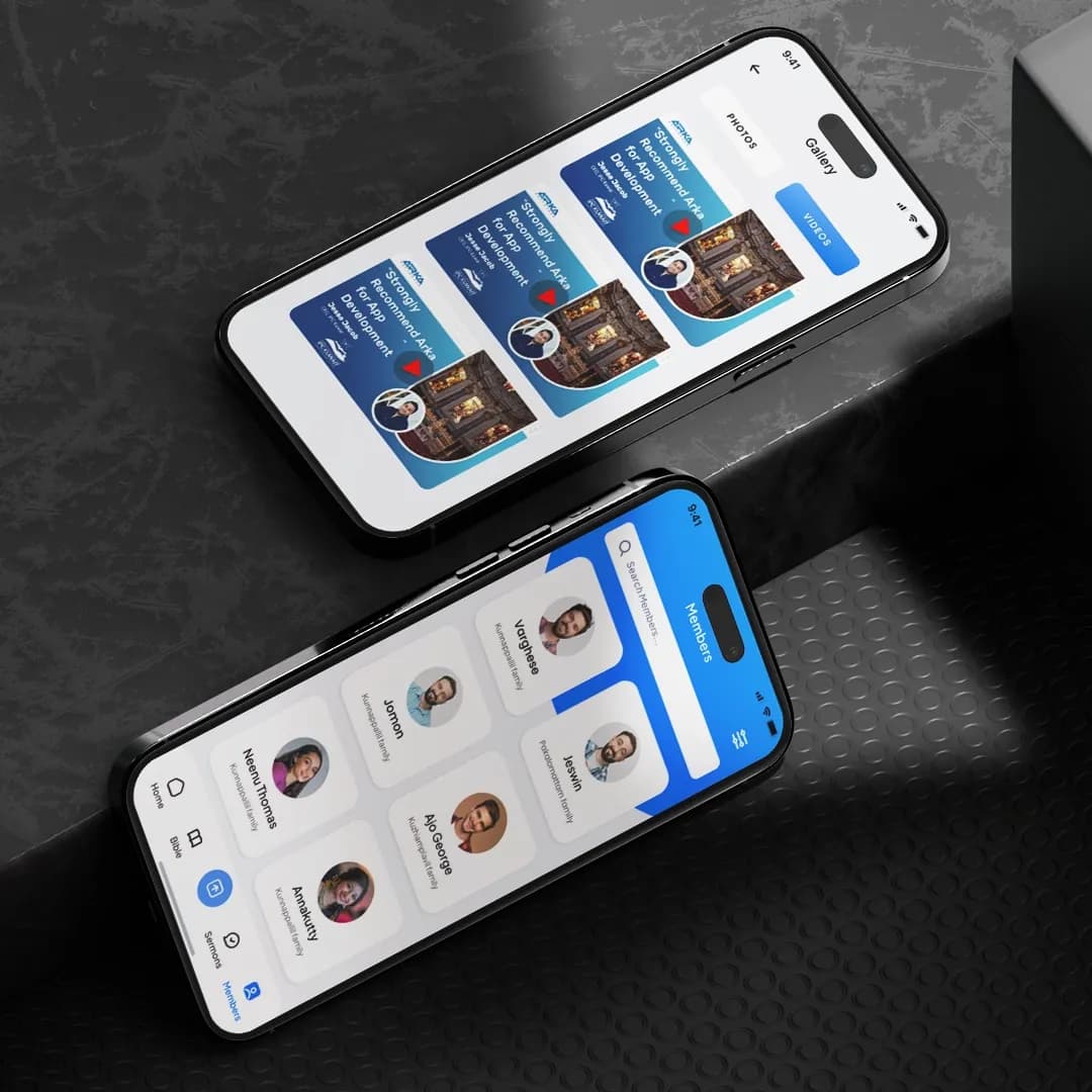 IPC Kuwait church community mobile app interface
