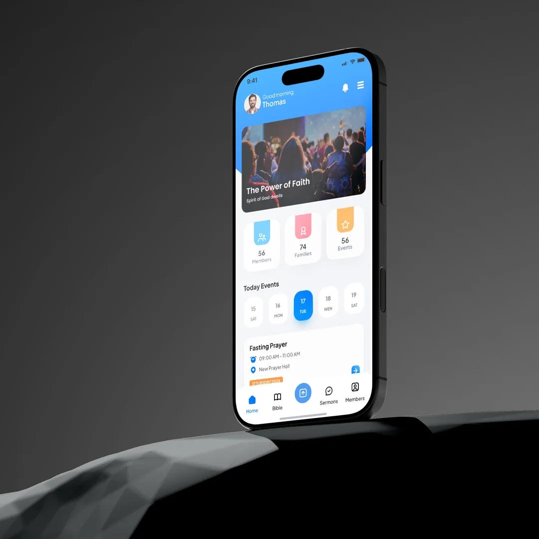 Event calendar and member tools for IPC Kuwait app